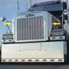 Freightliner Classic Classic XL FLD 120 Side Hood Deflector With Arrows