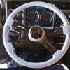 Classic White 18" Steering Wheel