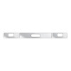 Freightliner FLD Bumper Trim Kit With 1 Tow Pin & Fog Light Holes Diagram