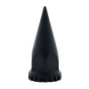 33mm Super Spike Thread-On Nut Cover With Flange - Black