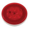 4" Round STT & PTC GLO Red LED Light Tilted
