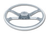 Spider Stainless Steel 18" Steering Wheel- Top