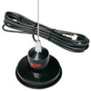 K40 35" Magnet Mount Stainless Steel Base Loaded CB Antenna Top View