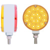 36 LED Double Face Turn Signal Light With Reflector - Amber/Red Lens