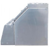 24" Diamond Plate Aluminum Saddle Tool Box With Step Side