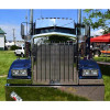 Kenworth W900 Punch Grill Insert Stainless Steel On Truck