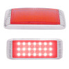 Red LED Flush Mount STT & PTC Light With Bezel