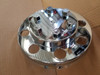 Lifetime Chrome Rear Axle Cover With Top Hat Style Nut Covers Without Nut Covers Installed