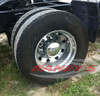 Chrome Rear Axle Wheel Cover w Hubcap & Lug Nut Covers Super Spike