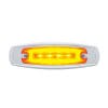 16 LED Rectangular Clearance Marker GLO Light With Amber LEDs/Amber Lens