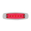 16 LED Rectangular Clearance Marker GLO Light With Red LEDs/Red Lens