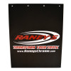 Raney's Logo Rubber 24" x 30" Mud Flaps Angled Down