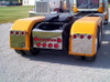 Semi Truck Fiberglass Full Fender Set With High Light Holes & Brackets Painted Yellow