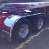 Hogebuilt Stainless Steel 143" Value Line Full Tandem Low Rider Fenders On Truck