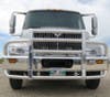 International 8500 SBA Without Air Ride Herd 2 Post Defender Bumper Grill Guard On Truck