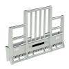International 9300 SFA Herd Road Train Bumper Grill Guard With Eyebolts, Signal Lights, Custom Lights, and Vertical Tubes