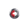 Mini Button Dual Revolution LED Red And Clear Marker Light