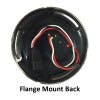  4" Round Flatline STT Red LED Light Flange Mount Back