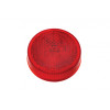 2 1/2" Round Clearance Marker 8 Red LED Light With Reflectorized Red Lens