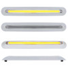 Freightliner 2005 & Up Mirror Cover LED GLO Light Bar Clear Amber