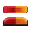 Dual Color 6 LED Fender Mount Clearance Marker Light Front Angle View With Mounting Bracket