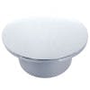 Moon Style Rear Axle Chrome Cover Cap Angle View