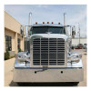 Peterbilt 365 388 389 Rolled End Square Bumper On White Truck