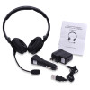 Dual Ear Stereo Noise Canceling 2nd Generation Bluetooth Headset With Charging Cords Plugs and Manual