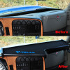 International ProStar V-Truck Custom Dashboard System Before & After