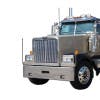 Western Star Constellation Stainless Steel LED Bumper Guide On Truck