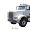 Peterbilt 365 367 Stainless Steel LED Bumper Guide On Truck