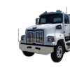 Western Star 4700SF 4800SF Series Stainless Steel LED Bumper Guide On Truck