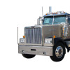 Western Star 4900EX Series Stainless Steel LED Bumper Guide On Truck