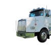 Western Star 4900SB Series Stainless Steel LED Bumper Guide On Truck