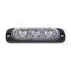3 High Power LED Super Thin 3/8" Warning Light Angle View