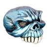 Gomez Skull Pewter Shift Knob Kit Blue