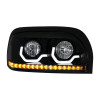 Freightliner Century Blackout Projection Headlight With LED Light Bar And Turn Signal - Passenger Side