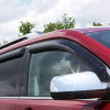 Dodge Ram 1500 2500 3500 Mega Cab AVS Smoke Ventvisor 4 Piece Angle View
