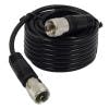 RoadPro 18' CB Antenna Coax Cable With PL-259 Connectors