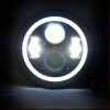 7" Round Projection LED Headlight - Projection LEDs