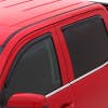 Nissan Titan XD Extended Cab AVS Smoke In-Channel Ventvisor 4 Piece On Truck Close Up