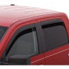 Chevrolet Silverado 1500 2500 3500 Double Cab AVS Smoke Low-Profile Ventvisor 4 Piece On Truck Side View