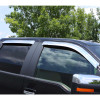 Dodge Ram 1500 Quad Cab AVS Chrome Ventvisor 4 Piece On Truck Full View