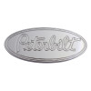 Engraved Peterbilt Logo Shaped Tractor Trailer Air Brake Knob Front