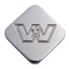 Engraved Western Star Logo Tractor Trailer Air Brake Knob Square