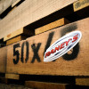 Raneys Logo 4" Vinyl Sticker On Pallet