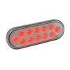 Dual Revolution Oval Stop Tail Turn Red LED Light