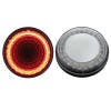 4" Round STT & PTC Mirage Double Vision Red LED Light With Clear Lens