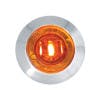 Dual Function 1" Mini Wide Angle Clearance Marker & Turn LED Light - Amber/Amber