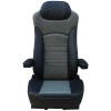 High Back Faux Leather Seat - Black & Grey